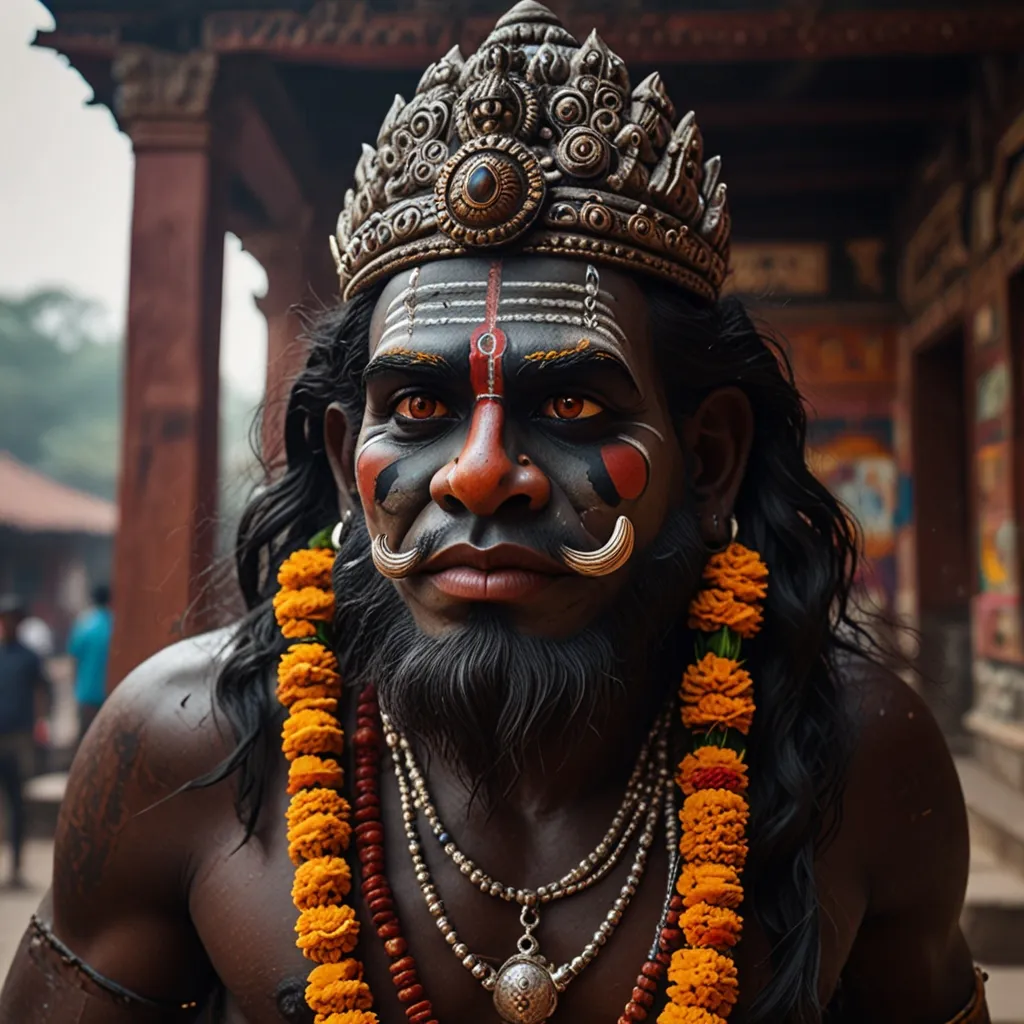 What Fearsome Guardian Watches Over Varanasi?