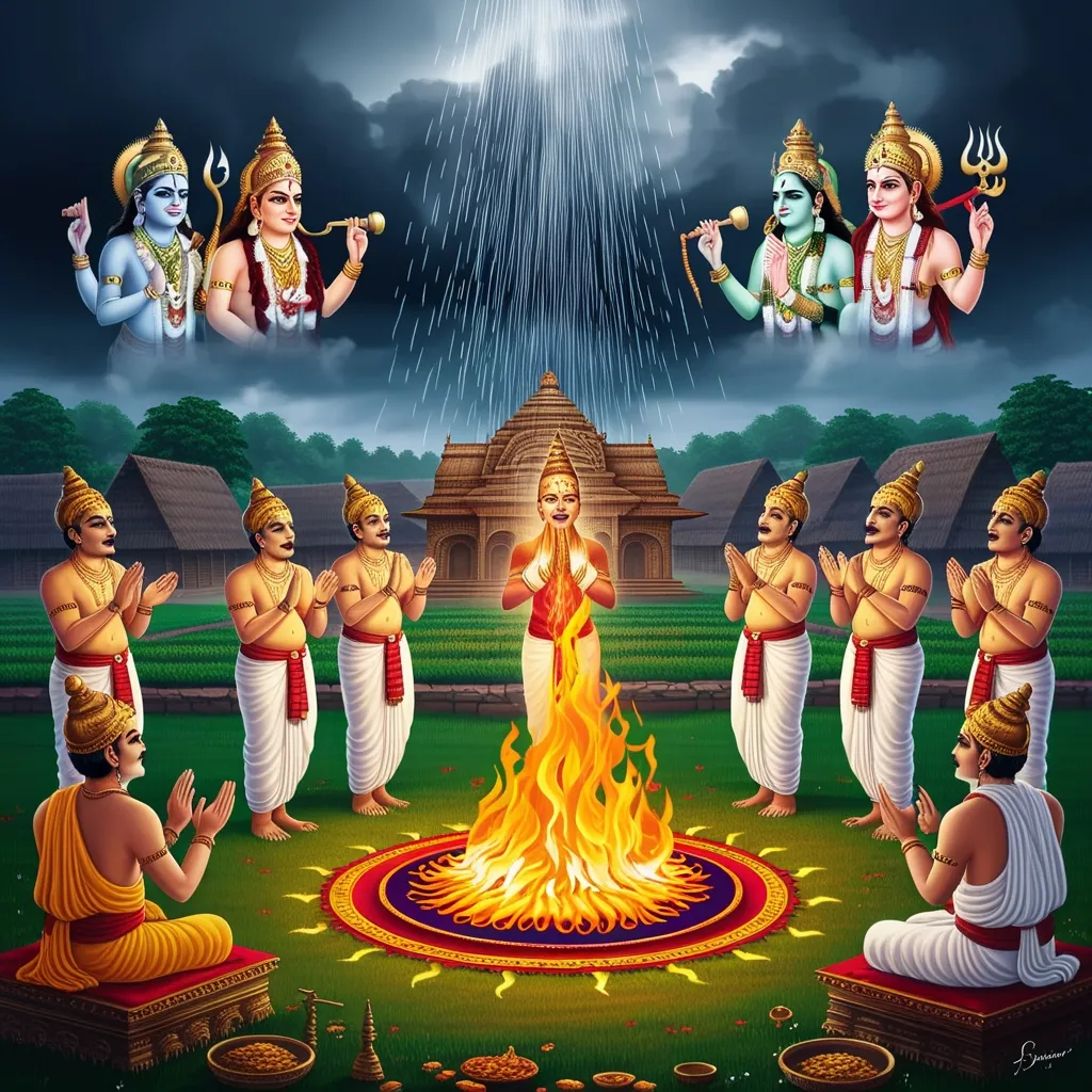 Summoning Rain: Ancient Vedic Rituals and the Divine Dance