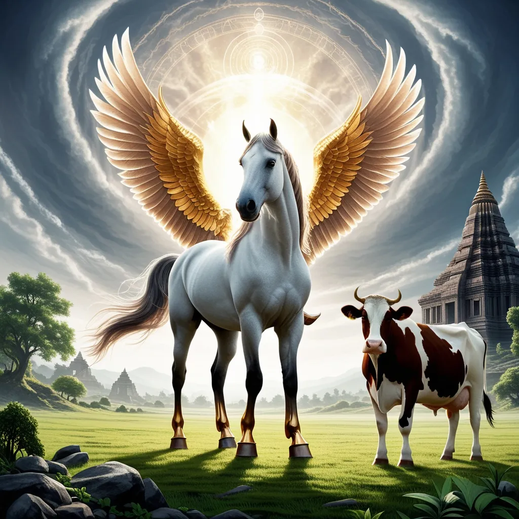 Cosmic Horses and Sacred Cows: Unveiling the Hidden Wisdom of the Yajurveda