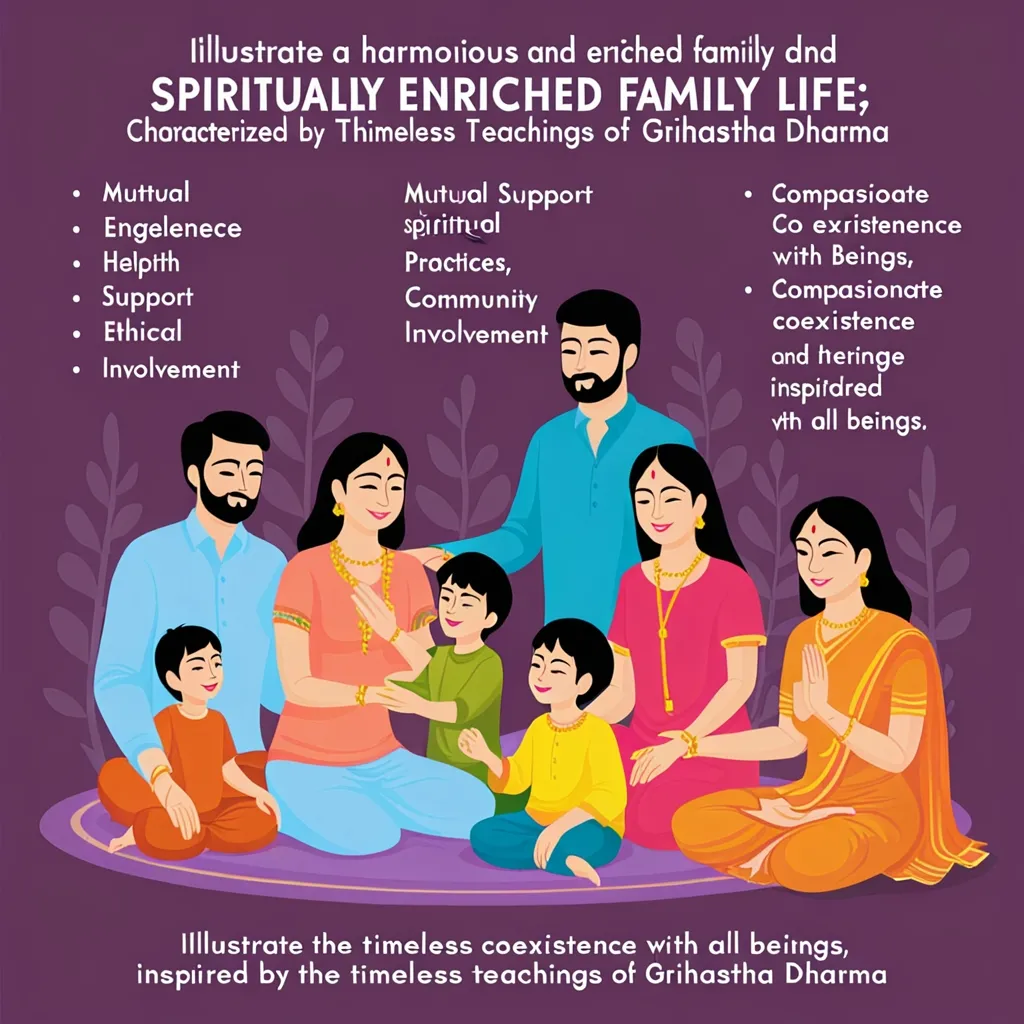 Navigating the Harmonious Dance of Family and Spirit in Grihastha Life