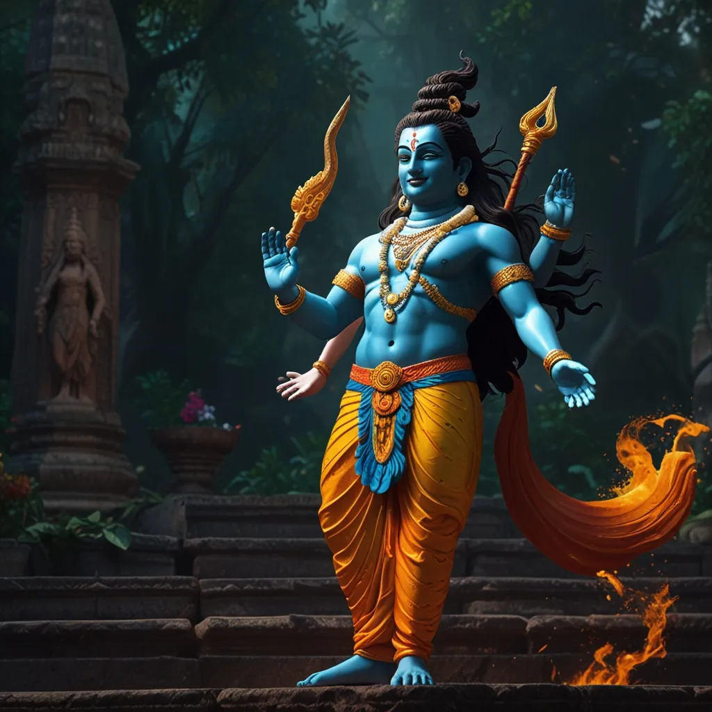 How Did a Dance Save Shiva from a Demon?