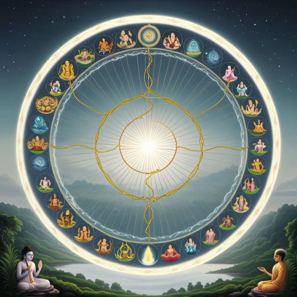 Escaping the Cosmic Ferris Wheel: The Journey Through Samsara's Mystical Cycle