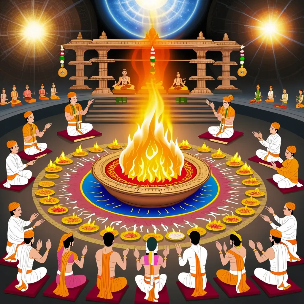 Unlocking the Mysteries of Yajnas: Cosmic Fire Rituals That Unite and Uplift