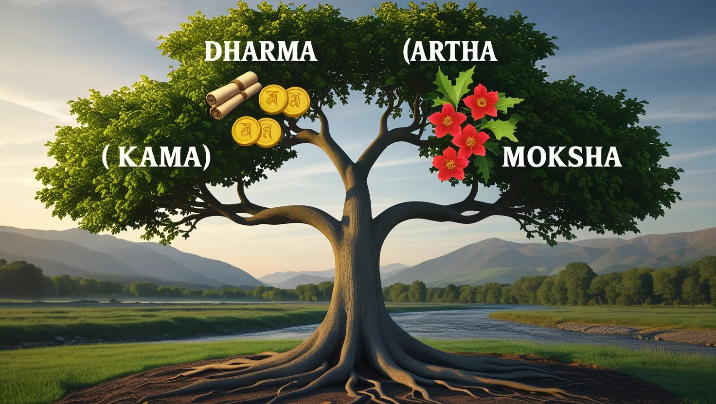 The Four Purusharthas: Ancient Hindu Framework for Balanced Living in Modern Times