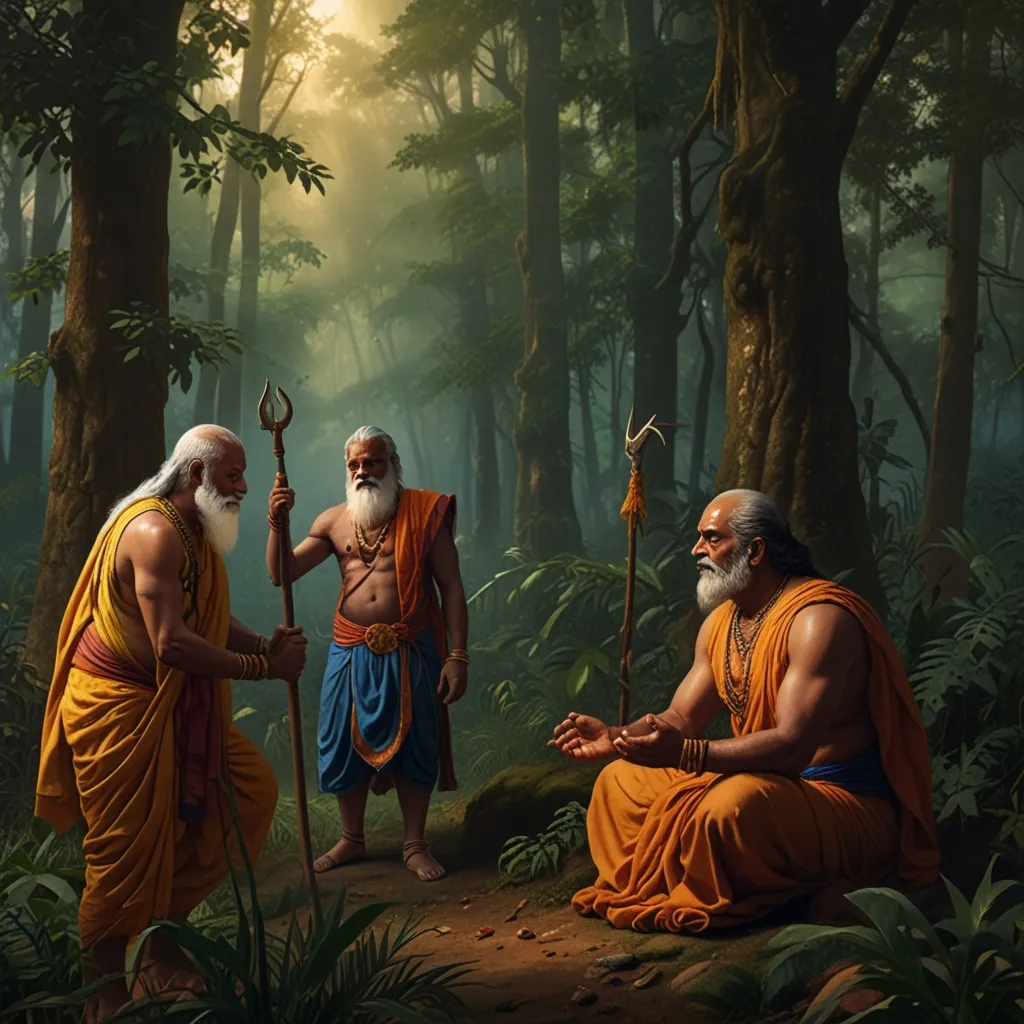 What Prophecies Did Sage Vyasa Reveal to the Pandavas in the Enchanted Forest?